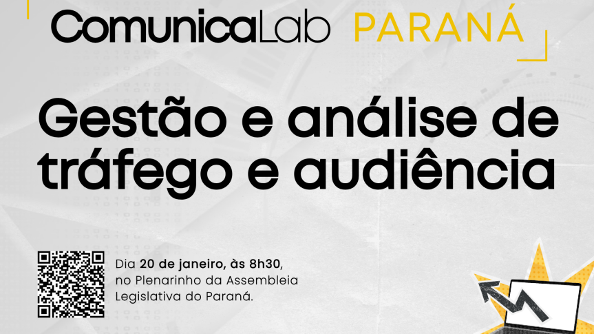 Terceira oficina do ComunicaLab será na próxima terça-feira (20), no Plenarinho