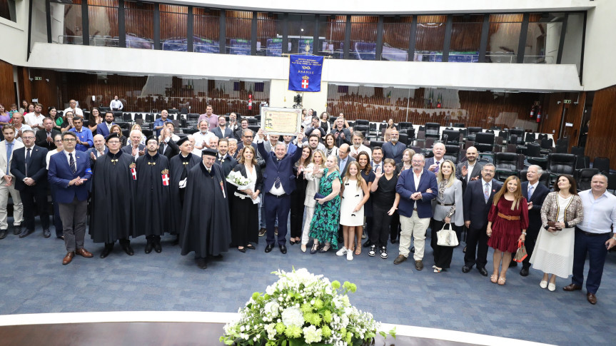 Assembleia Legislativa entrega Título de Cidadão Honorário ao advogado Walter Antonio Petruzziello