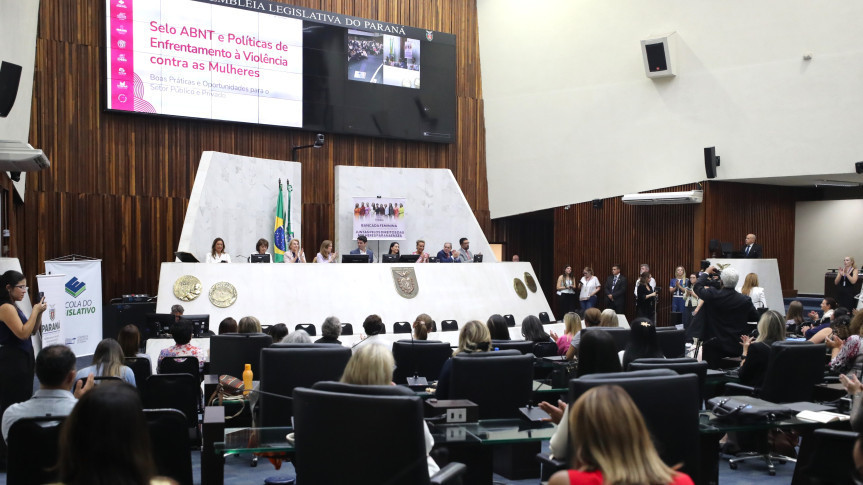 Assembleia Legislativa promove evento sobre Selo ABNT voltado ao combate à violência contra a mulher