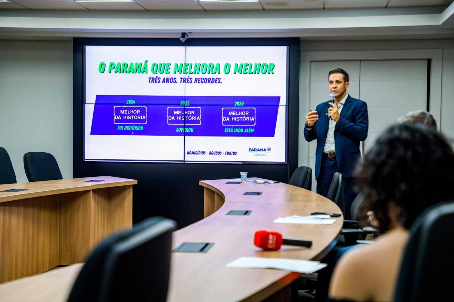 Paraná tem redução de 10% nos homicídios e 22% nos roubos no 1º trimestre de 2026