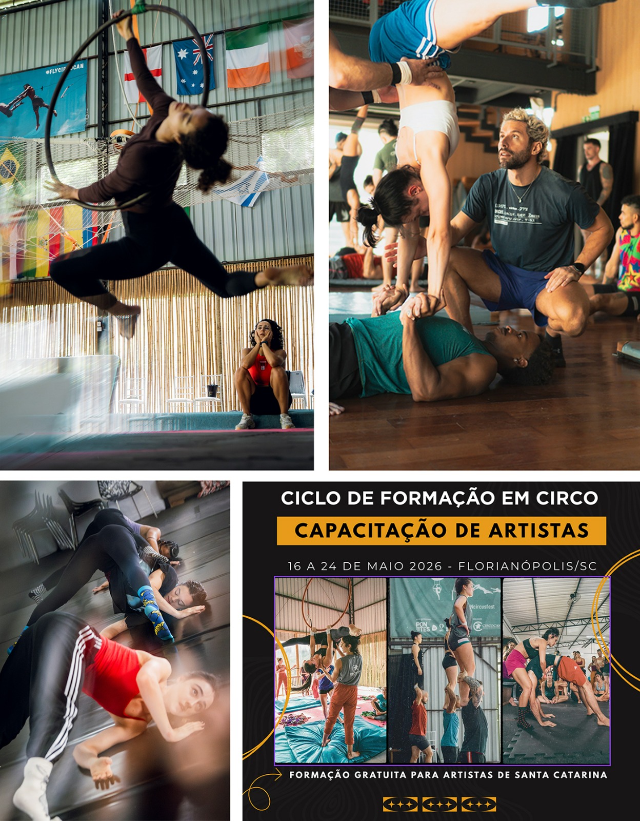 Ciclo de formação oferece qualificação gratuita para artistas