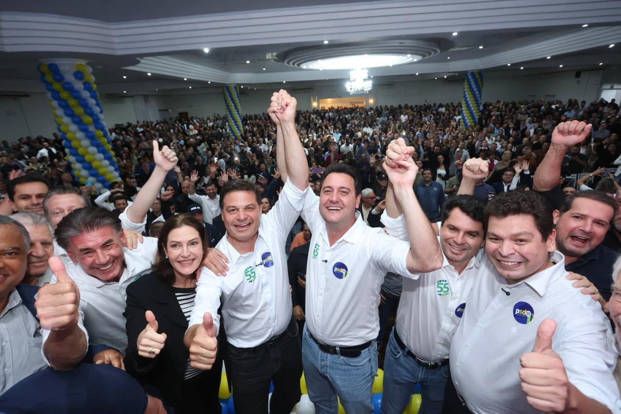 PSD Paraná reúne mais de 3 mil pessoas em Cascavel e transforma encontro em demonstração de força política no Oeste 