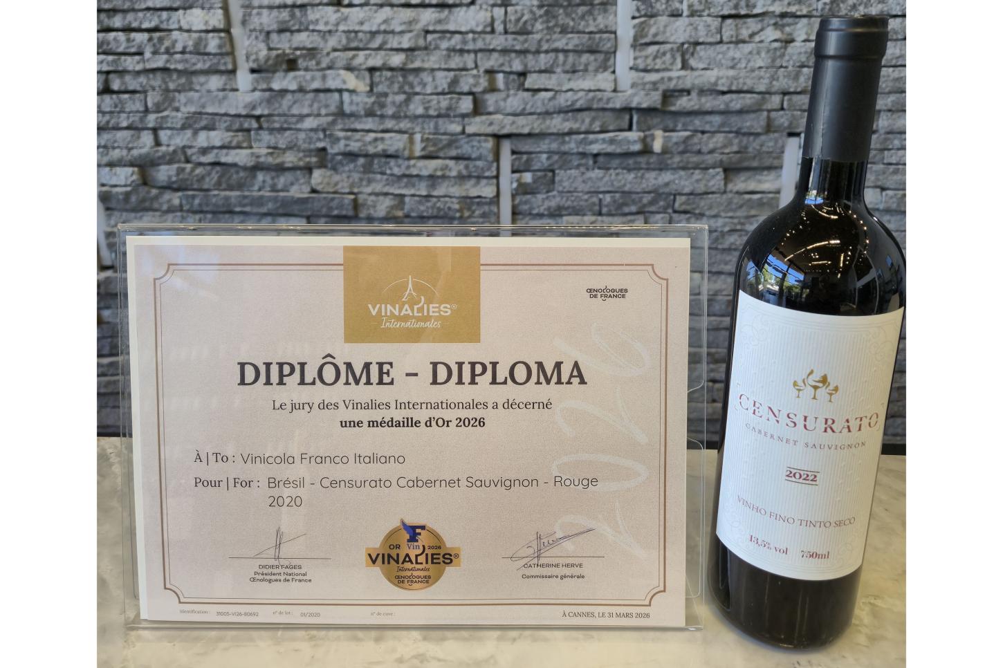 Vinícola paranaense conquista ouro na França e confirma potencial do enoturismo no Estado