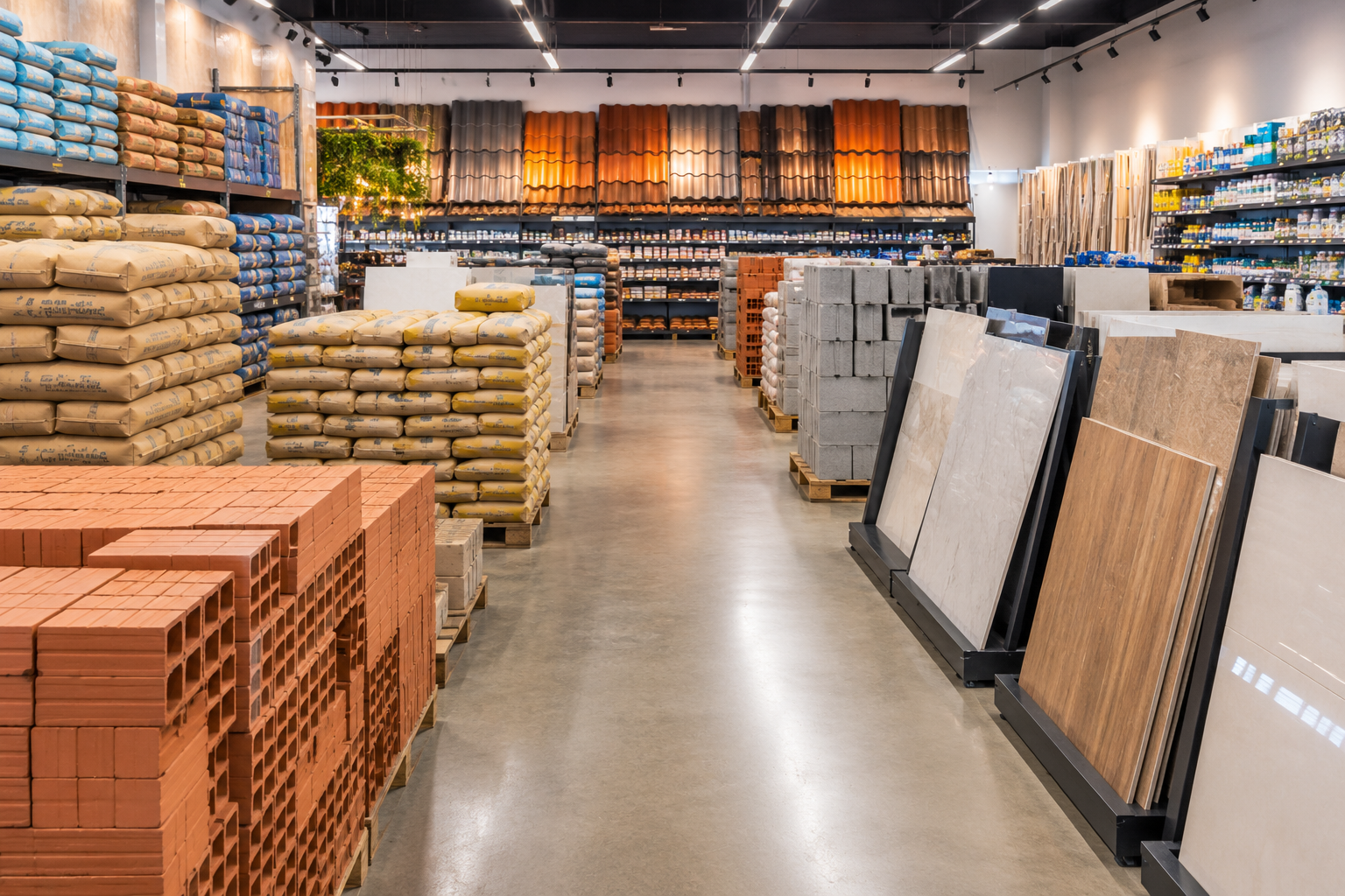 Pequenas lojas sustentam setor de material de construção